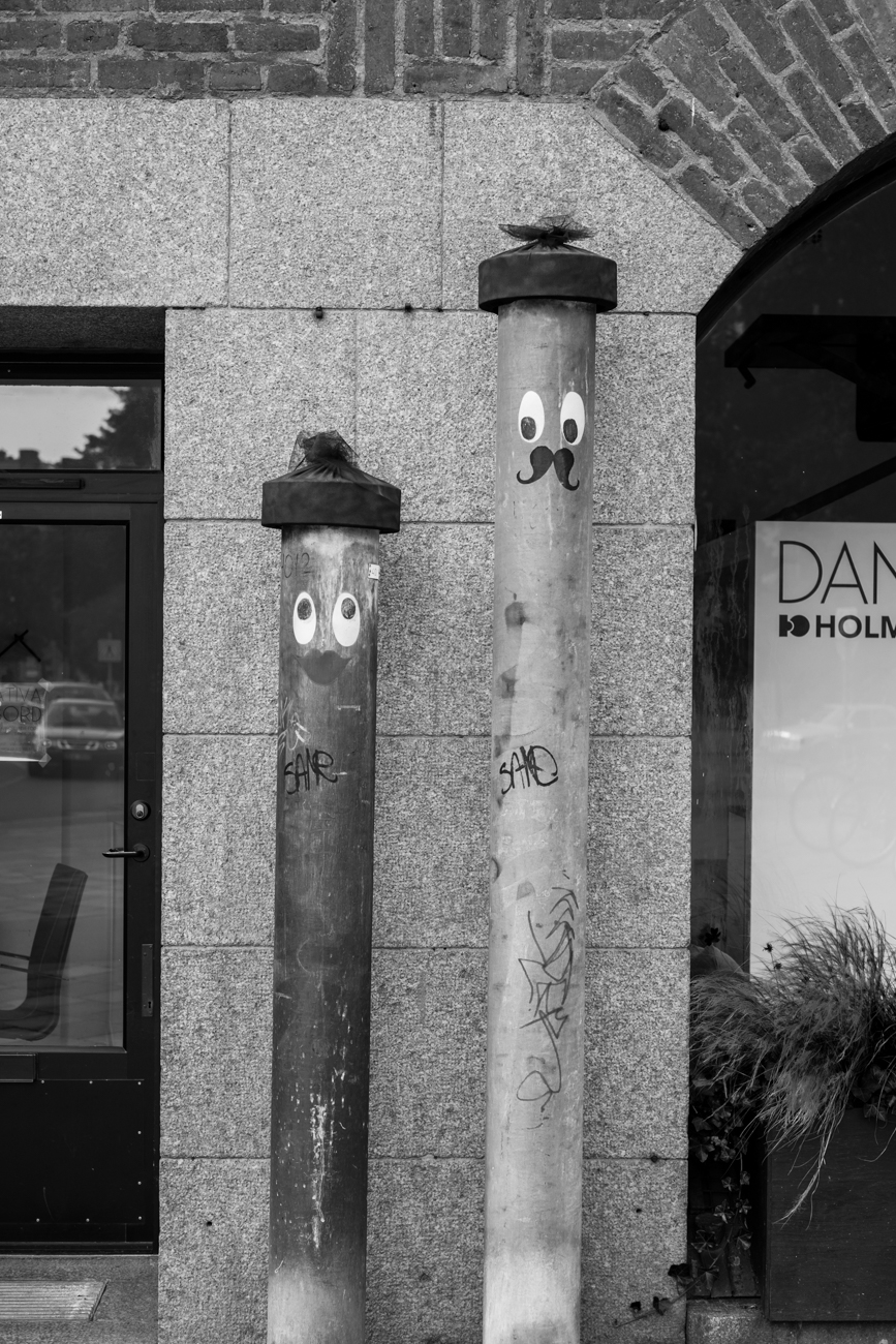 Pipes with faces
